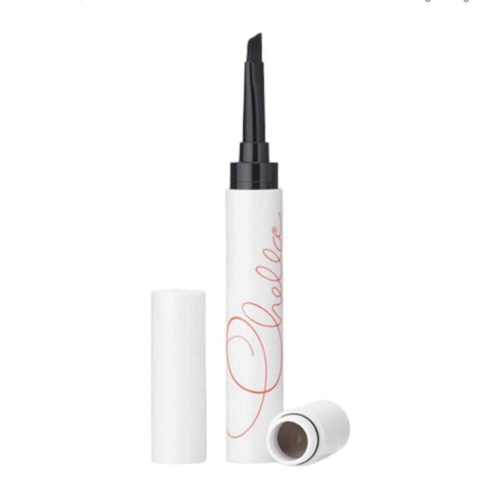 Eyebrow Cream Makeup by Chella DAZZLING DARK BROWN  (New With Box) .06 oz